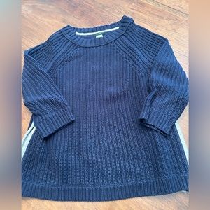J Crew ladies heavy cotton sweater pullover.